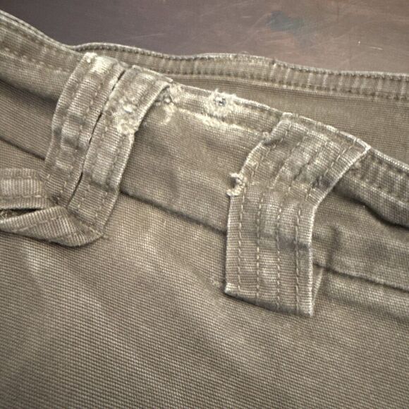 Duluth Trading Flex Fire Hose Cargo Pants 44x30 (42x29) Brown Fleece Lined - Picture 10 of 11